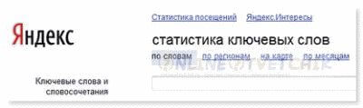 Функции яндекс вордс