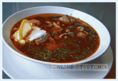 Домашняя соцянка рецепт