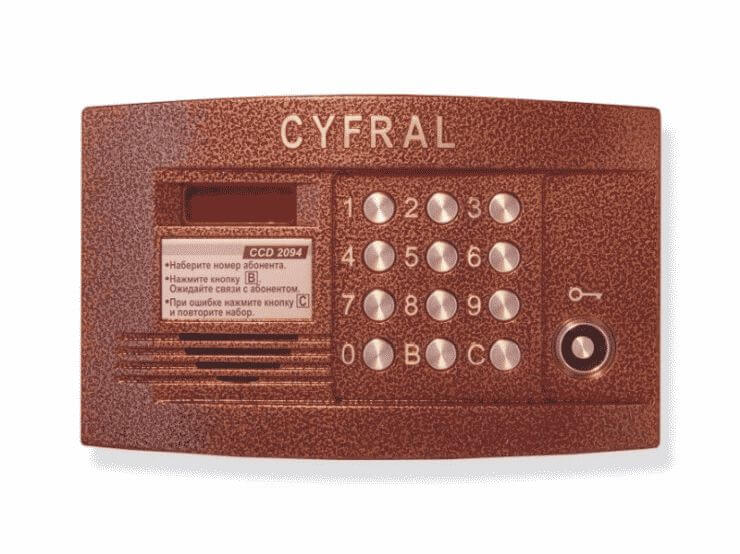 домофон Cyfral ccd 2094